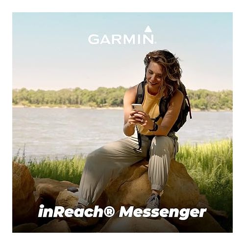  Wearable4U - Garmin inReach Messenger Handheld Satellite Communicator, Global Two-Way Messaging with Power Pack Bundle