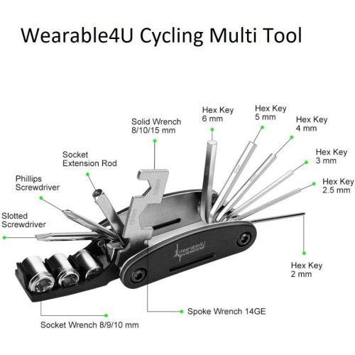  [아마존베스트]Wearable4u Garmin Bike Speed Sensor 2 and Cadence Sensor 2 Include Multi Tool Bundle