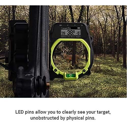  Garmin Xero A1 Bow Sight, Auto-ranging Digital Sight with Wearable4U Lens Cleaning Pen Bundle