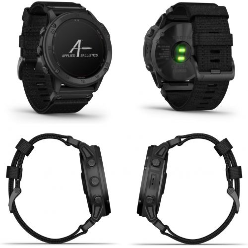  Garmin tactix GPS Tactical Smartwatch with Wearable4U Bundle (tactix Delta Solar Ballistic, Black Earbuds)