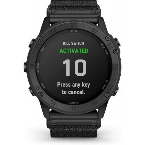  Garmin tactix GPS Tactical Smartwatch with Wearable4U Bundle (tactix Delta Solar Ballistic, Black Earbuds)