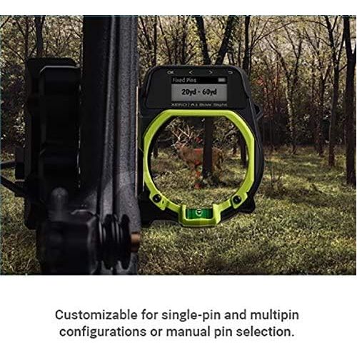  Garmin Xero A1 Bow Sight, Auto-ranging Digital Sight with Wearable4U Lens Cleaning Pen Bundle