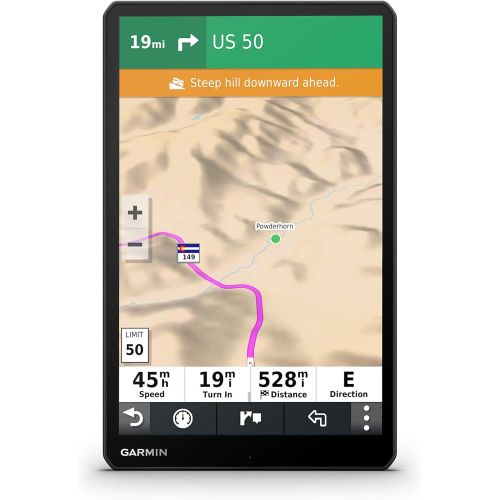  Garmin RV 1090 10in RV Navigator GPS Portable Navigator for RVs with 10in Touchscreen Display, Preloaded Maps with Wearable4U Power Pack Bundle
