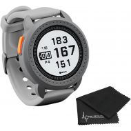 Bushnell iON Edge Golf GPS Watch Gray with 38,000 Courses and auto-Course Recognition, GreenView with Wearable4U Lens Cleaning Cloth Bundle
