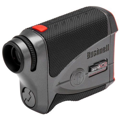  Wearable4u Bushnell Pro X2 Laser Golf Rangefinder 201740 Bundle with Carrying Case, Carabiner, Lens Cloth, and Two (2) CR2 Batteries…