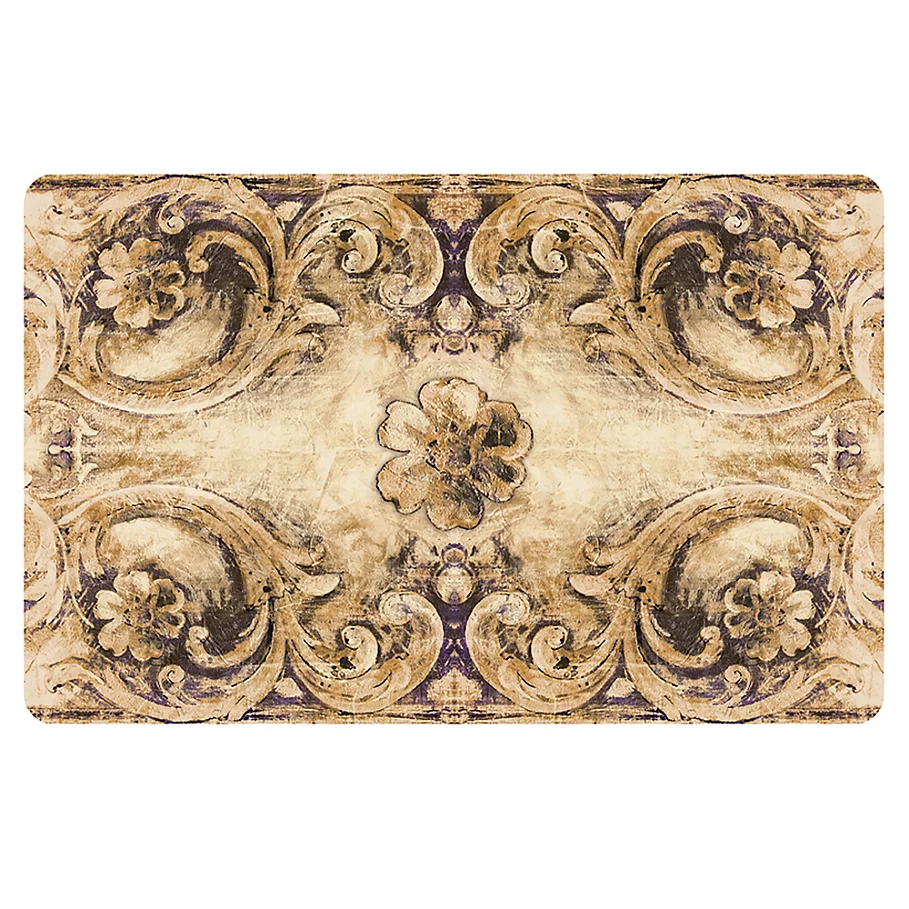 The Softer Side by Weather Guard™ Flourish Bronze Kitchen Mat