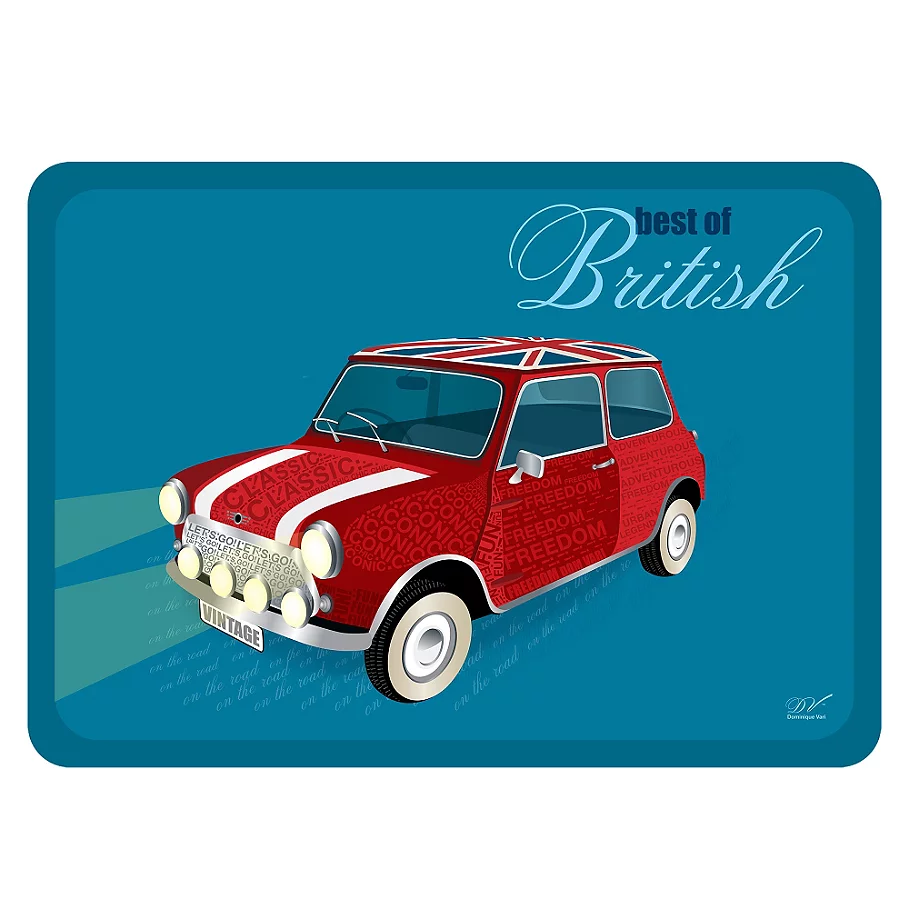  The Softer Side by Weather Guard Best of British Mini Kitchen Mat