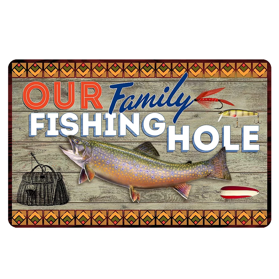 The Softer Side by Weather Guard™ Family Fishing Kitchen Mat