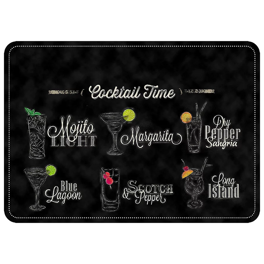 Premium Comfort by Weather Guard™ Cocktail Time 22-Inch x 31-Inch Kitchen Mat
