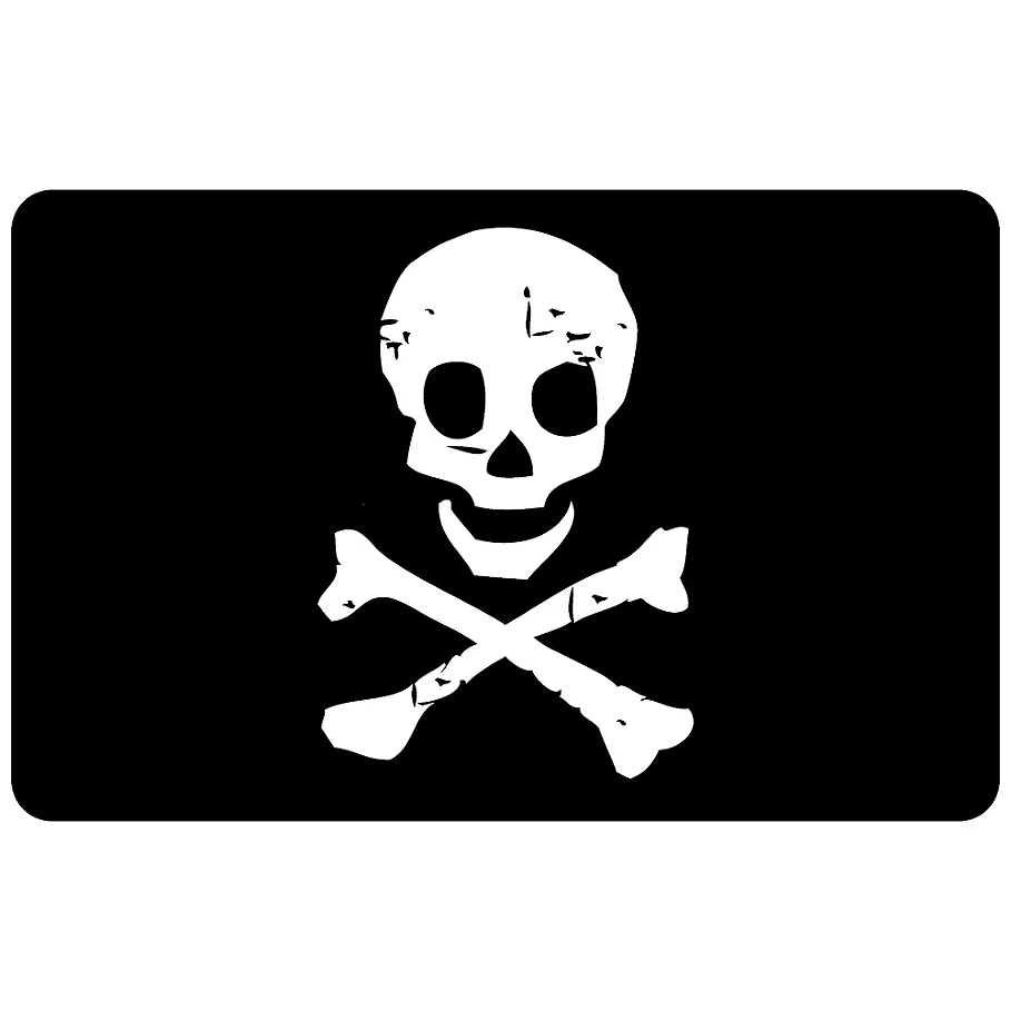  Weather Guard™ The Softer Side by Weather Guard™ Jolly Roger Kitchen Mat