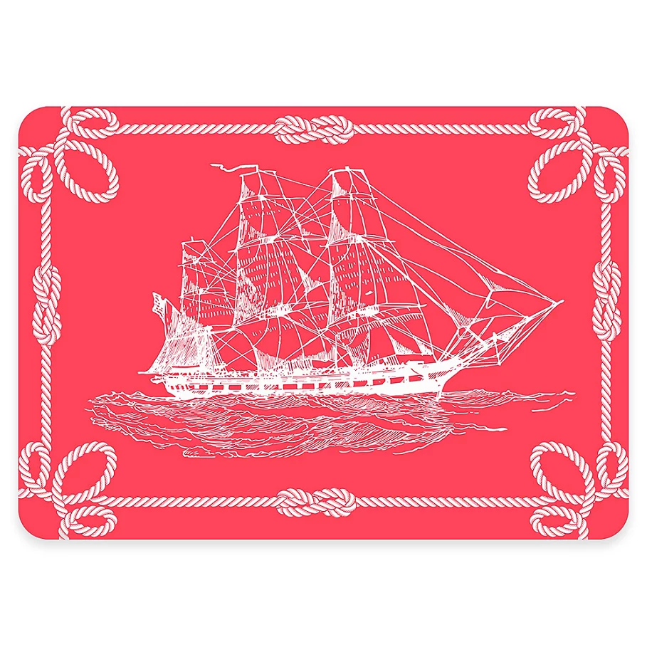  The Softer Side by Weather Guard™ Nautical Ship Kitchen Mat