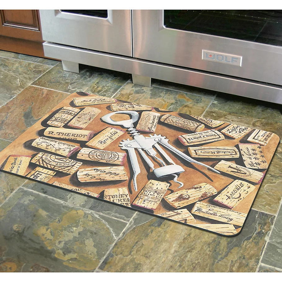  The Softer Side by Weather Guard™ Corkscrew Kitchen Mat