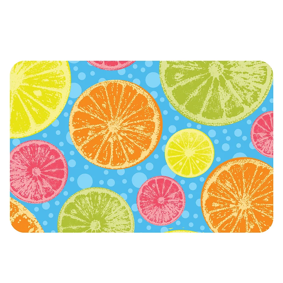 The Softer Side by Weather Guard™ Zesty Blue Kitchen Mat