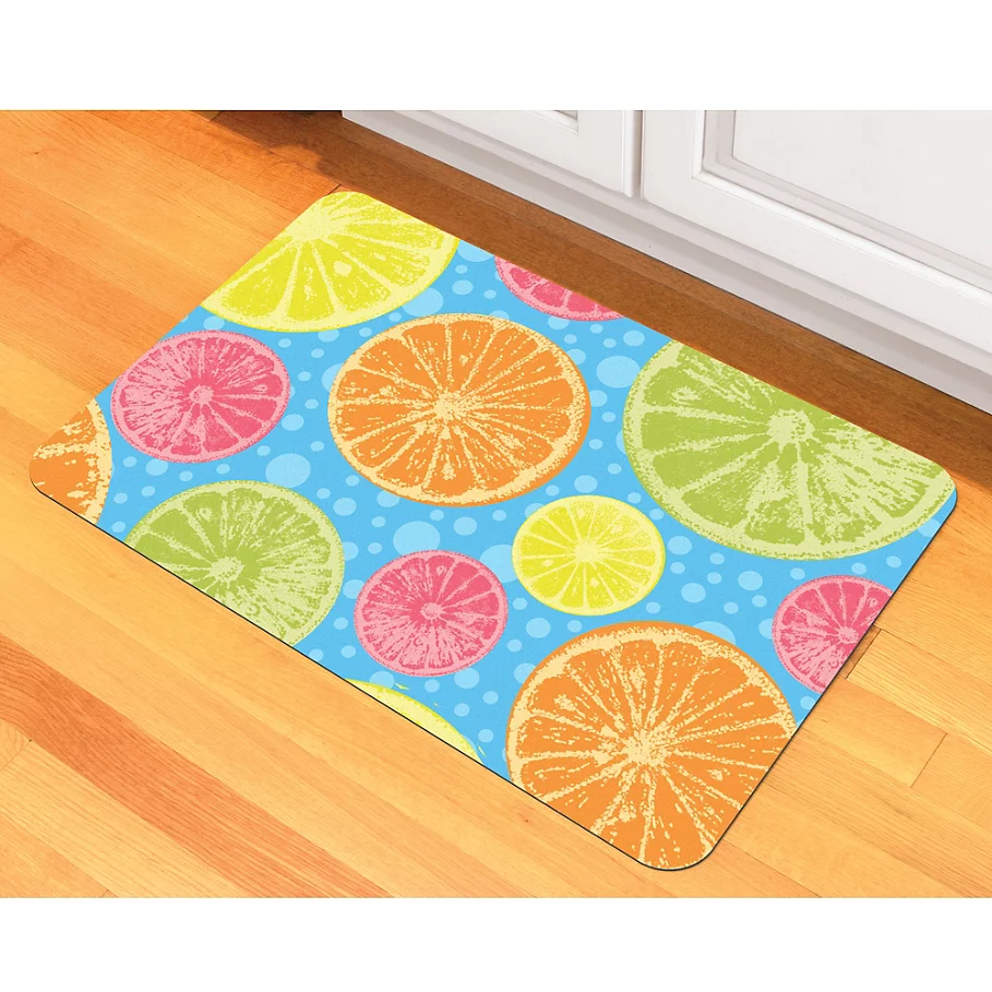  The Softer Side by Weather Guard™ Zesty Blue Kitchen Mat