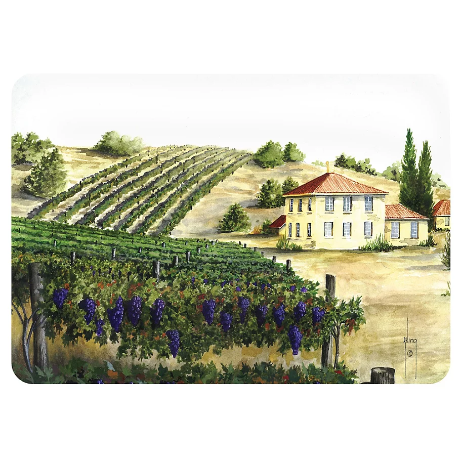 The Softer Side by Weather Guard™ Tuscan Vineyard Kitchen Mat