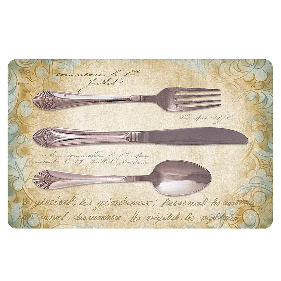  The Softer Side by Weather Guard™ Royal Silverware Kitchen Mat