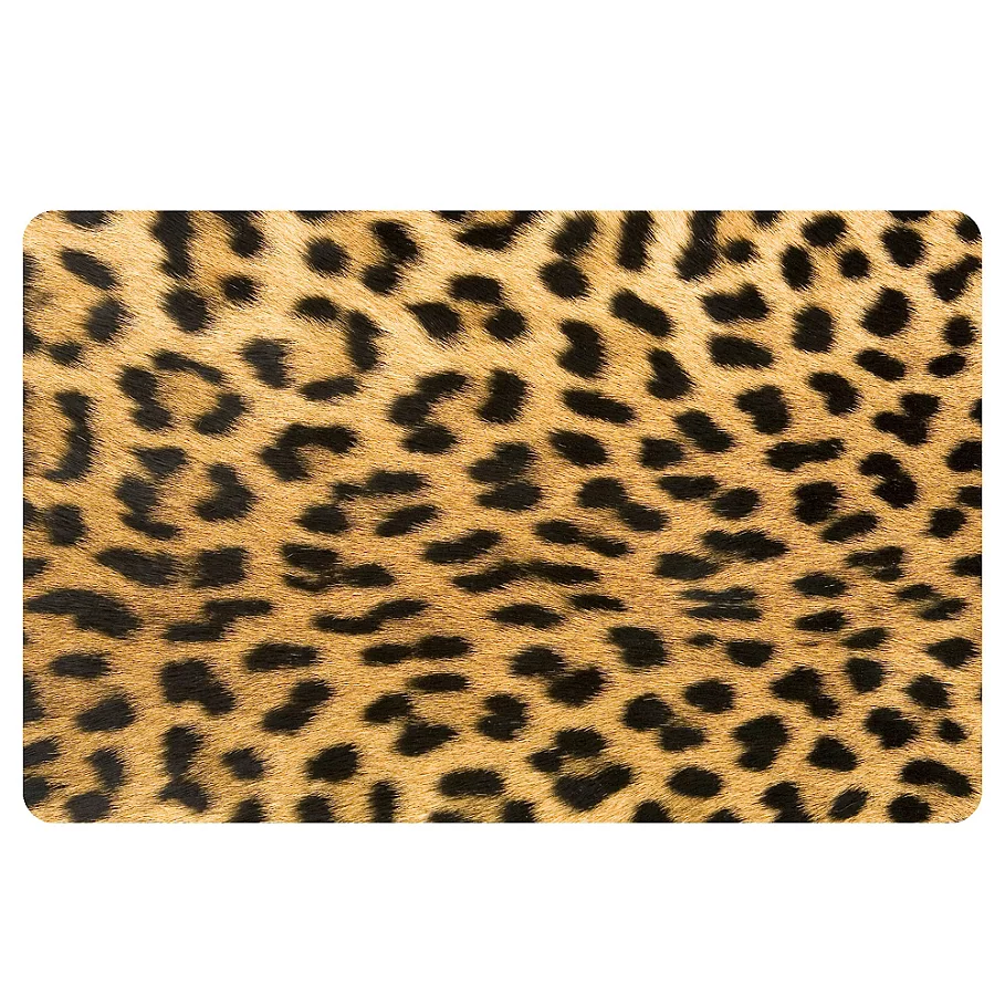  The Softer Side by Weather Guard™ Leopard Kitchen Mat