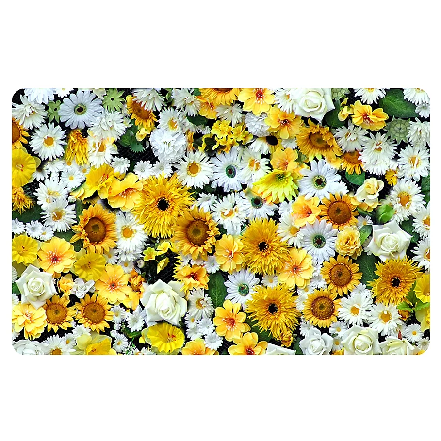 The Softer Side by Weather Guard™ Garden Flowers Kitchen Mat