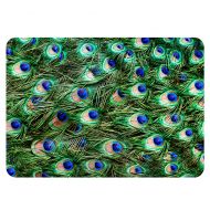The Softer Side by Weather Guard™ Peacock Plume Kitchen Mat