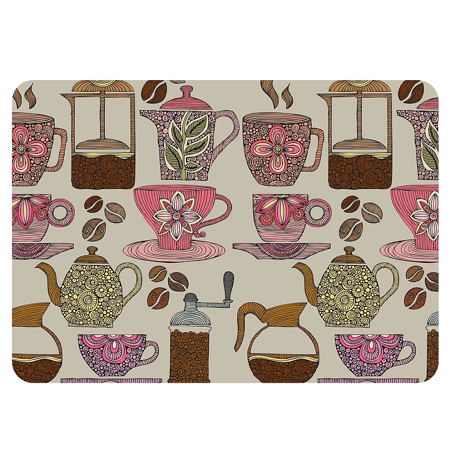  The Softer Side by Weather Guard™ Have Some Coffee Kitchen Mat