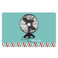 The Softer Side by Weather Guard™ Retro Fan Kitchen Mat