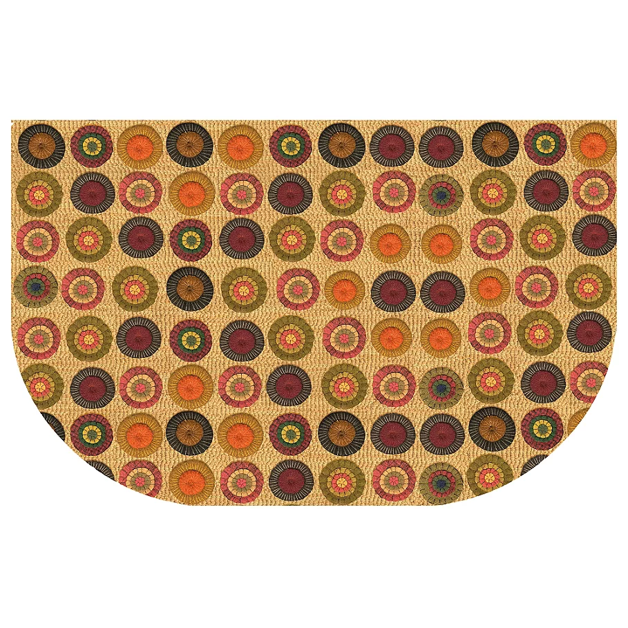  The Softer Side by Weather Guard™ Penny Rug Kitchen Mat