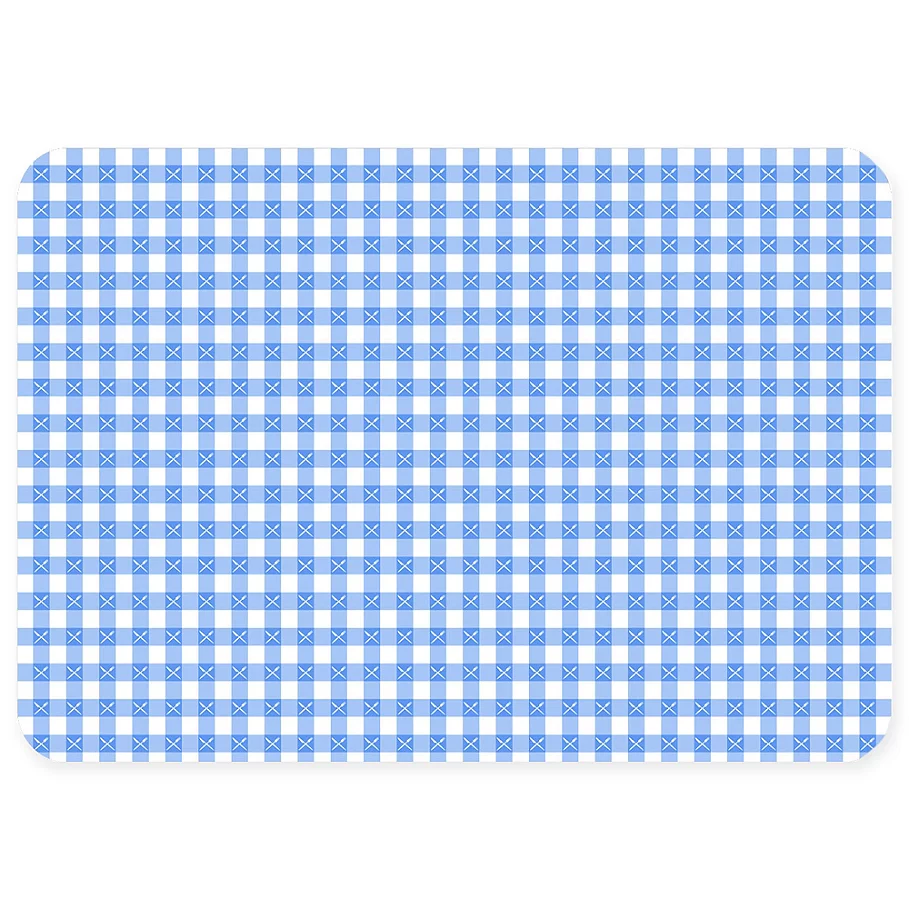  The Softer Side by Weather Guard™ Gingham Kitchen Mat