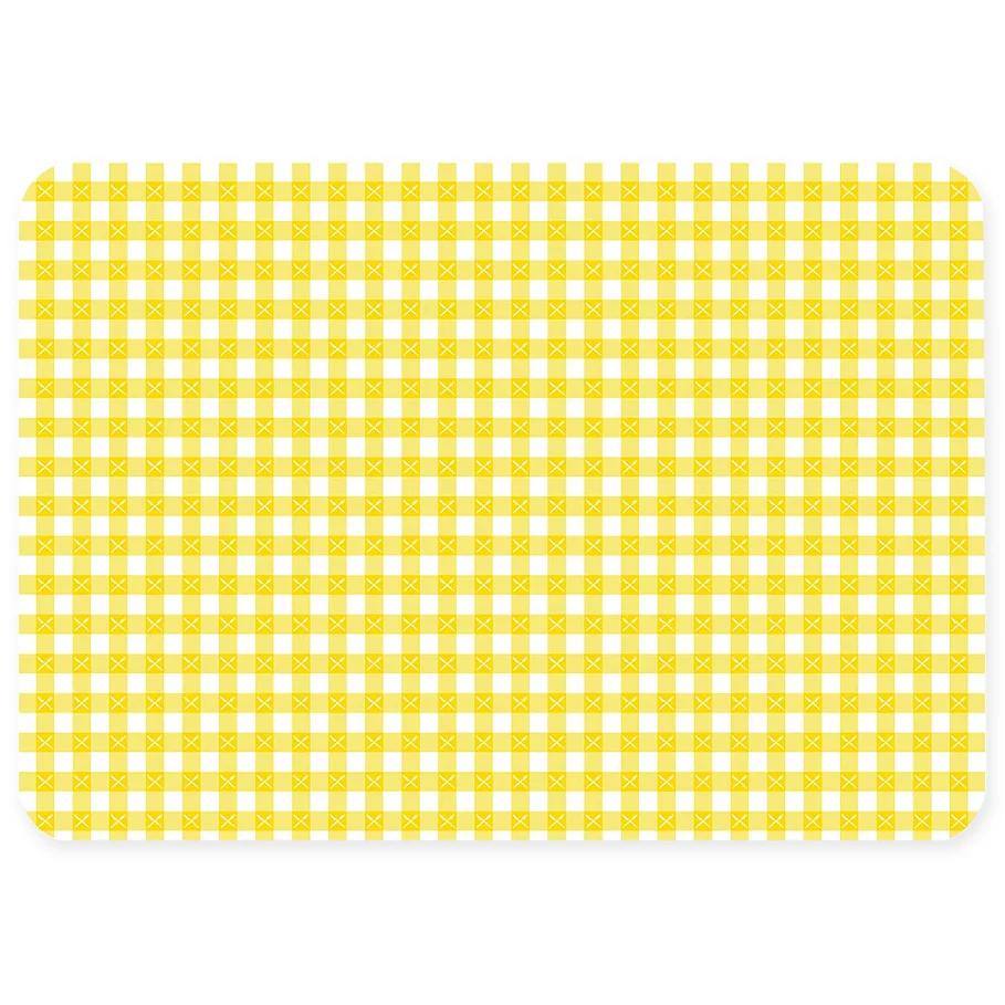  The Softer Side by Weather Guard™ Gingham Kitchen Mat