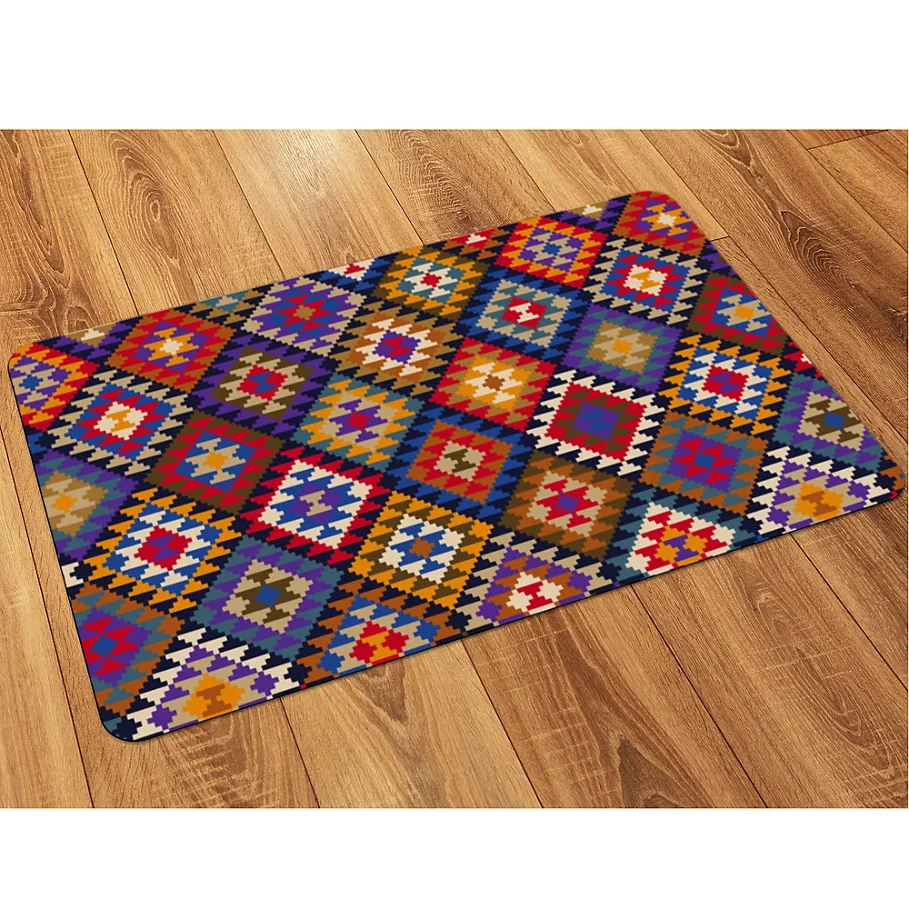  The Softer Side by Weather Guard™ Kilim Blanket Kitchen Mat