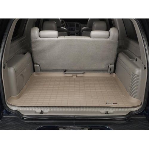  2000-2006 GMC Yukon XL/ Yukon Denali XL Tan WeatherTech Cargo Liner [Coverage Behind 3rd Seat]