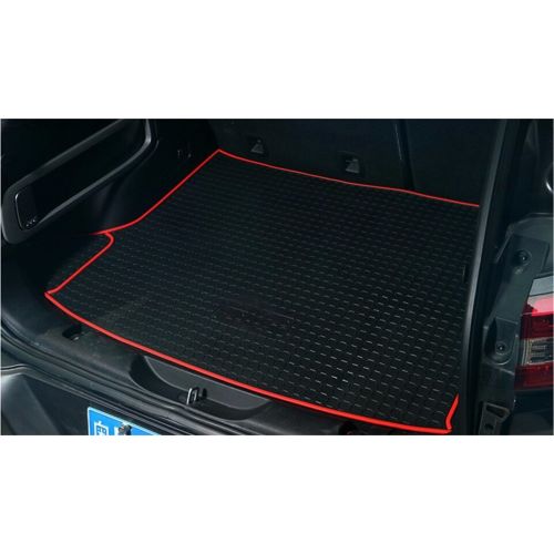  WeatherTech FMtoppeak Red 3D Cargo Trunk Organizer Carpet Rubber Synthetic Leather Tray Slush Floor Liner Mats for 2014-2018 Jeep Cherokee