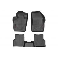 WeatherTech Custom Fit FloorLiner for Jeep Renegade - 1st & 2nd Row (Black)