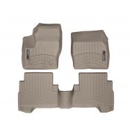 WeatherTech Weathertech 45459-1-2 1st & 2nd Row Tan Floor Liner for 2013 - 2014 Ford Escape