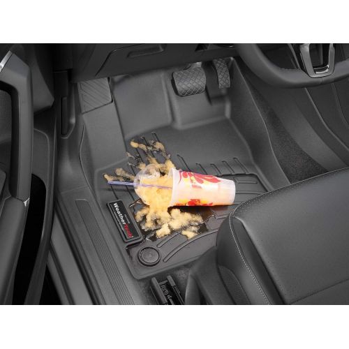  WeatherTech Custom Fit Front FloorLiner for Toyota RAV4 (Black)