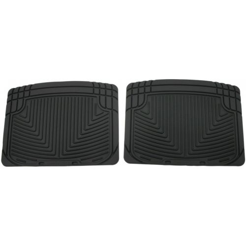  WeatherTech W20 All-Weather Trim to Fit Rear Rubber Mats (Black)