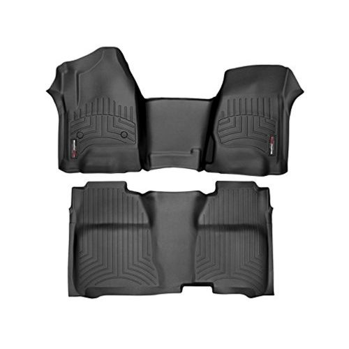  WeatherTech (445431-445422 FloorLiner, Front/Rear, Black