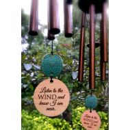 /WeatheredRaindrop Memorial Sympathy Wind Chime Gift After Loss Wind Chime Loved One In Memory of Baby or Adult