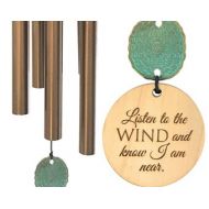 WeatheredRaindrop Memorial Gift Sympathy Memorial Wind Chime Top Selling Double Sided Custo Memorial Wind Chime Gift After Loss Wind Chime Loved One In Me