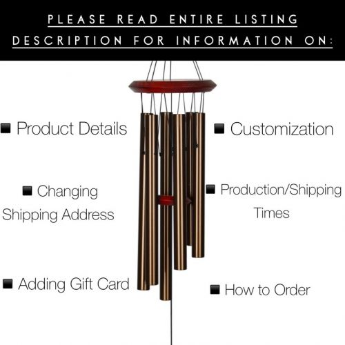  WeatheredRaindrop Memorial Top Selling Double Sided Custom Memorial Wind Chime Gift After Loss Wind Chime Loved One In Memory of windchime Copper