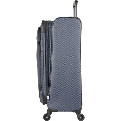  Weatherproof 21 Expandable 4Wheel Spinner Carry On Suitcase