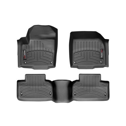  WeatherTech Custom Fit FloorLiner for Land Rover/Range Rover Range Rover Evoque -1st & 2nd Row (Black)