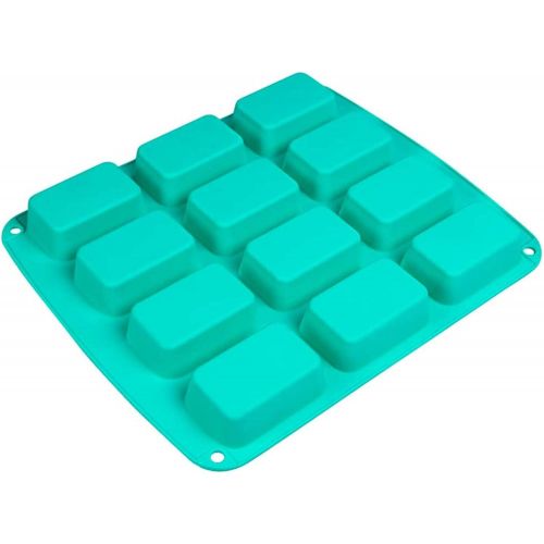  [아마존베스트]Webake Brownie Pan Silicone Mini Loaf Pan, Rectangular Bar Mold For Soap, Candy, Bread Baking, Butter, Granola Snacks, Keto Fat Bomb and Energy Bar(LFGB Standard)