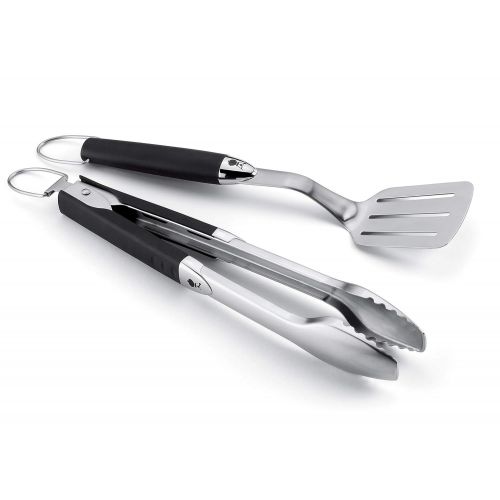  Weber 6645 Original Portable 2-Piece Stainless Steel Tool Set