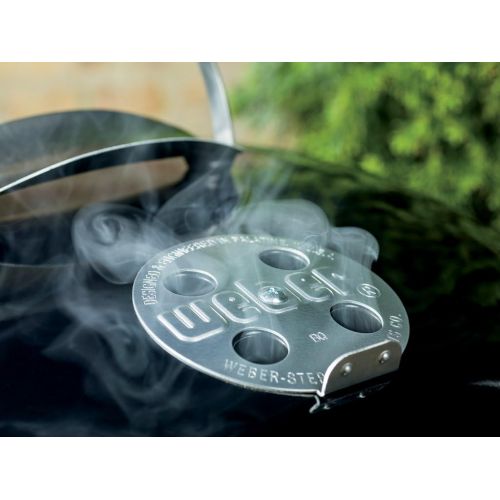  Weber 14401001 Original Kettle Premium Charcoal Grill, 22-Inch, Black