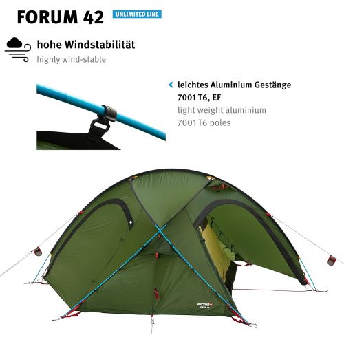  Wechsel Tents Forum 42 - Unlimited Line - 2-Personen Geodaet Zelt