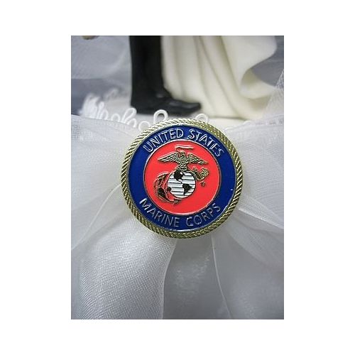  Wedding Collectibles Military Super Sexy Wedding Cake Topper- Air Force - Navy - Army - Marines (Navy)