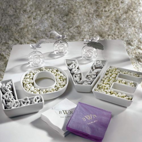  [아마존베스트]WeddingstarLOVE Plates Set