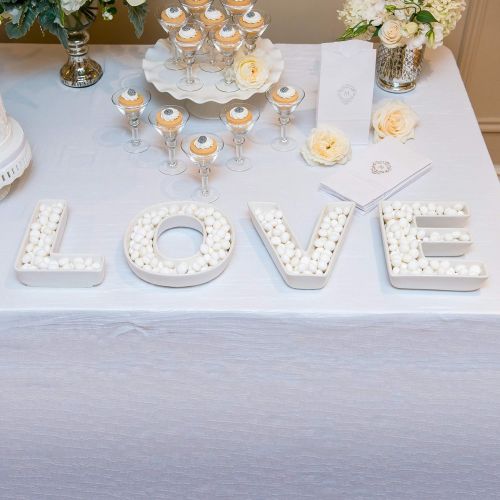  [아마존베스트]WeddingstarLOVE Plates Set