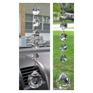 /Weddingbridaldecor Crystal Car Charm, Window Glass Prism, Car Mirror Charm, Suncatcher Crystals, Rearview Mirror Accessories, Car Accessories