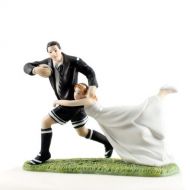 Weddingstar Inc. Weddingstar A Love Match Rugby Couple Figurine